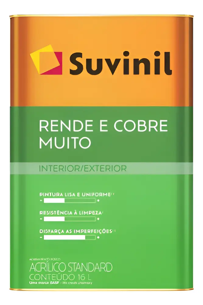 Suvinil  Rende E Cobre Muito Acrílico 18l Cores