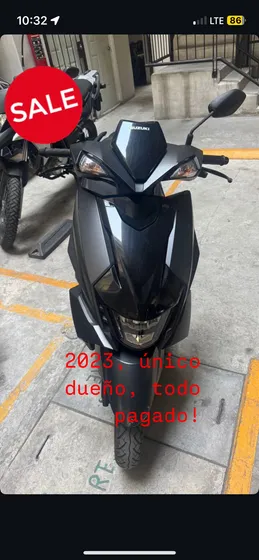 Suzuki Avenis Color Negro, Único Dueño