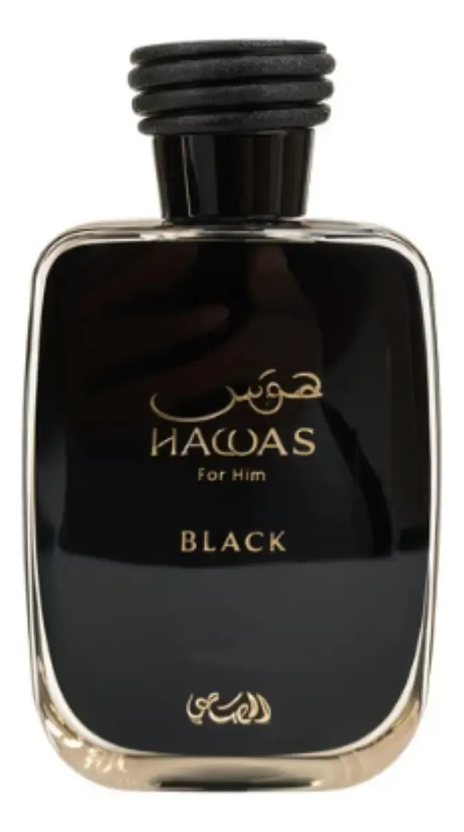 Perfume Árabe Hawas Black Rasasi 