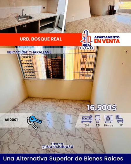 Apartamento En Venta Urbanización Bosque Real / Charallave.