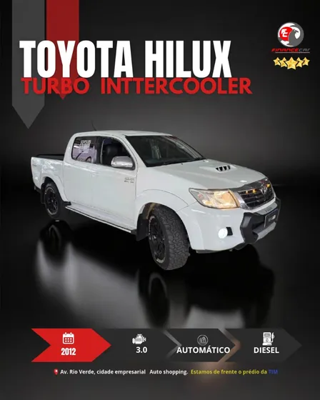 Toyota Hilux 3.0 Sr 4x4 Cd 16v Turbo Intercooler Diesel 4p Automático