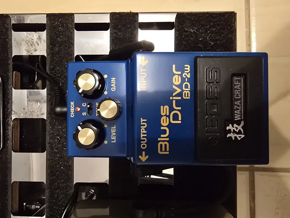 Pedal de efeito Boss Waza Craft Blues Driver BD-2W azul | MercadoLivre