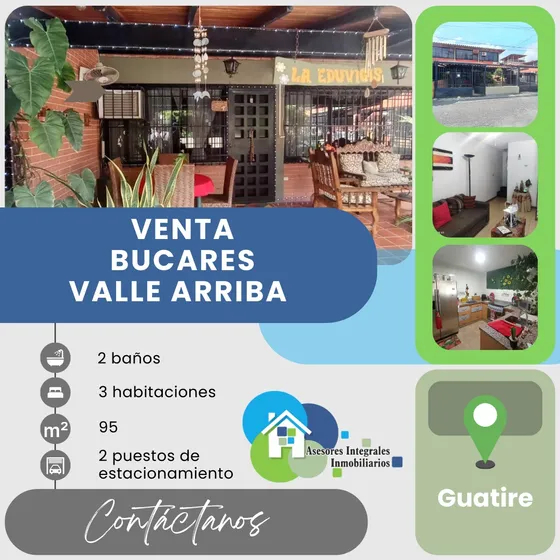 Guatire, Casa En Valle Arriba Bucares