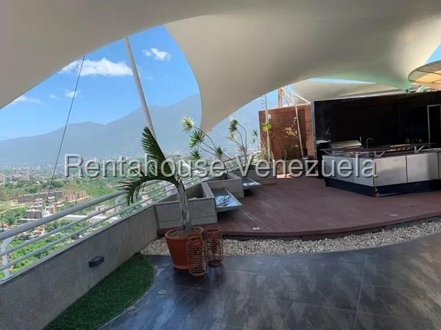 Apartamento En Venta En El Solar Del Hatillo Caracas Terraza Amoblado