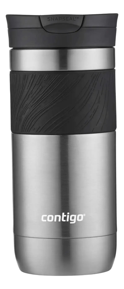 Botella Térmica Contigo Byron 2.0 SS Leak-Proof 16oz/473ml (PLATEADO) Contigo Papeleta x 1 Botella vaso térmico agua ofrece un equilibrio perfecto entre funcionalidad, durabilidad y diseño, asegurando que disfrutes de tus bebidas favoritas a la temperatura adecuada en cualquier momento y lu