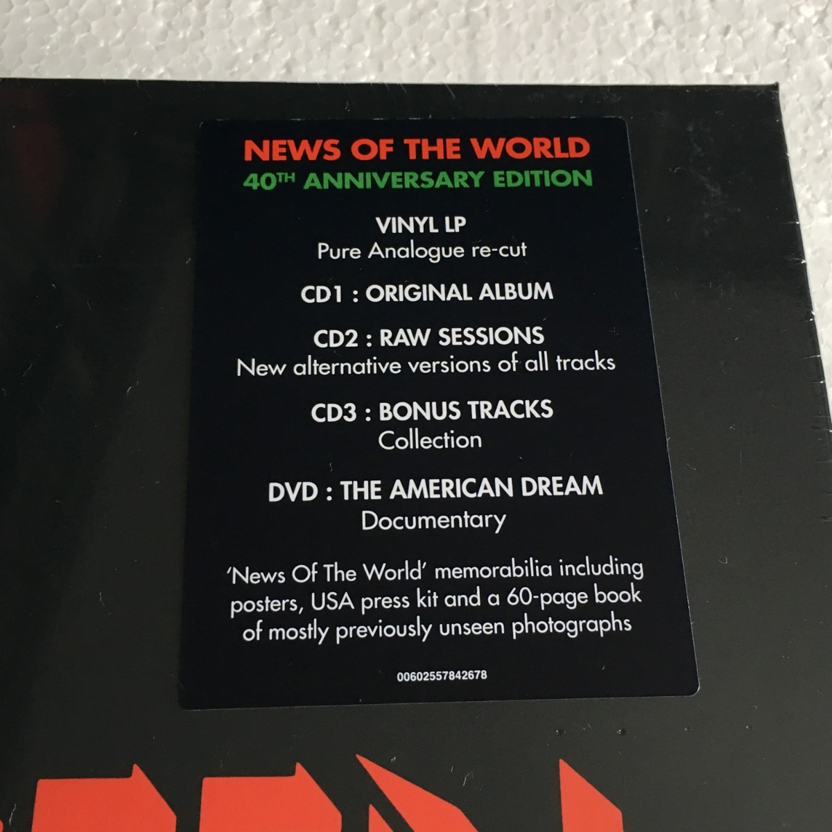 Queen News Of The World 40th Anniversary Edition Box | Mercado Livre