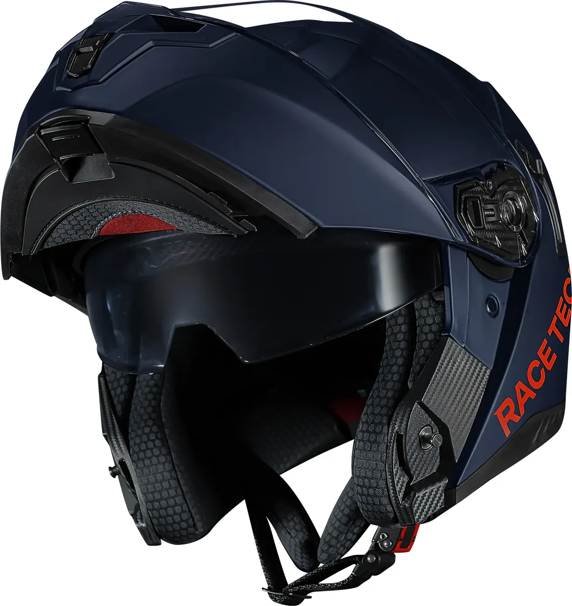 Capacete Robocop Race Tech Signal Articulado Escamoteável — foto 7