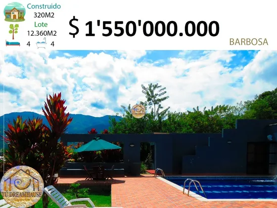 Espectacular Finca Casi Nueva En Barbosa En Excelente Unidad Cerrada 