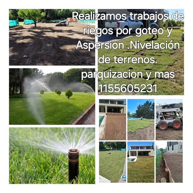 Colocación De Riego. Nivelación De Suelo +colocación De Past