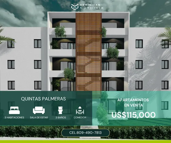Apartamento En Venta En Quintas Palmeras, Santiago, 3 Hab.