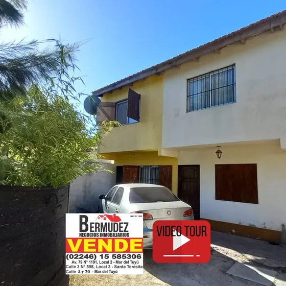 Venta Dúplex De 4 Ambientes En Mar Del Tuyú Calle 63 Entre 3 Y 4