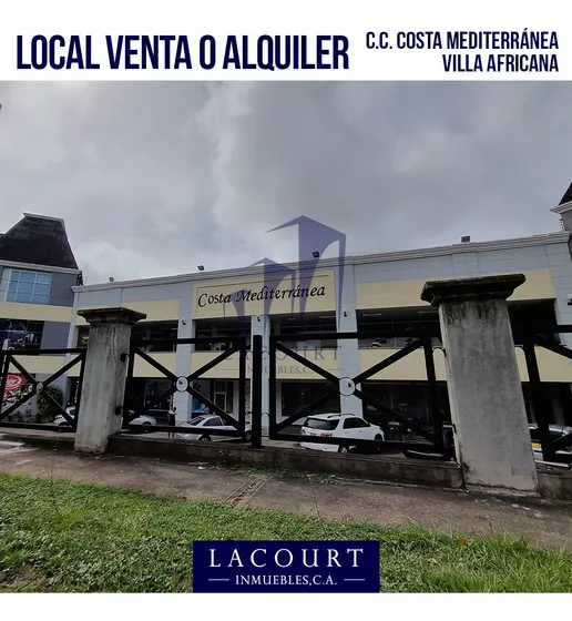En Venta O Alquiler. Amplio Local En Obra Gris Ubicado En Planta Alta Del C.c. Costa Mediterránea - Urb. Villa Africana #vl