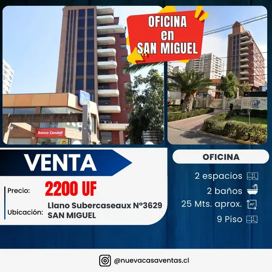 Acogedora Oficina Venta Llano Subercaseaux, Edif Exclusivo!