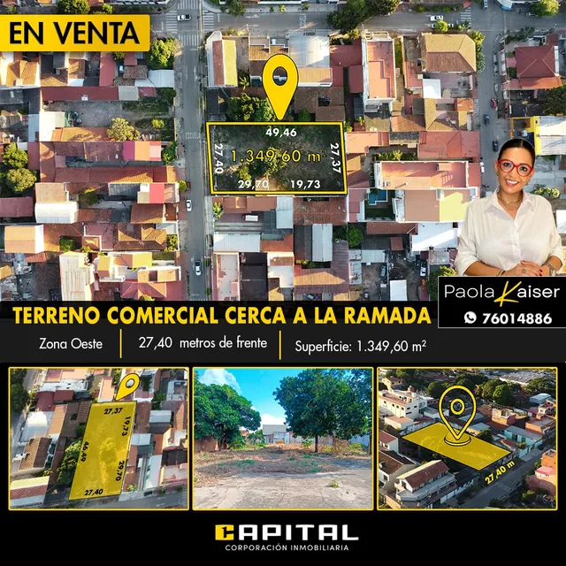 Terreno En Venta Cerca A La Ramada Y Avenida Grigota