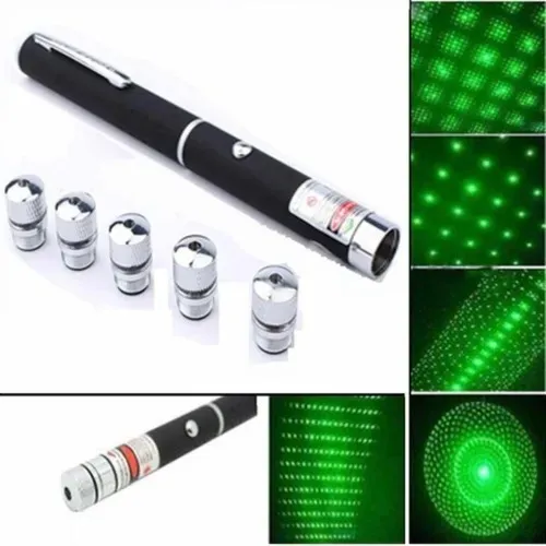 Imagem 2 de 5 de Caneta Laser Pointer Verde Lanterna 1000mw Até 7km
