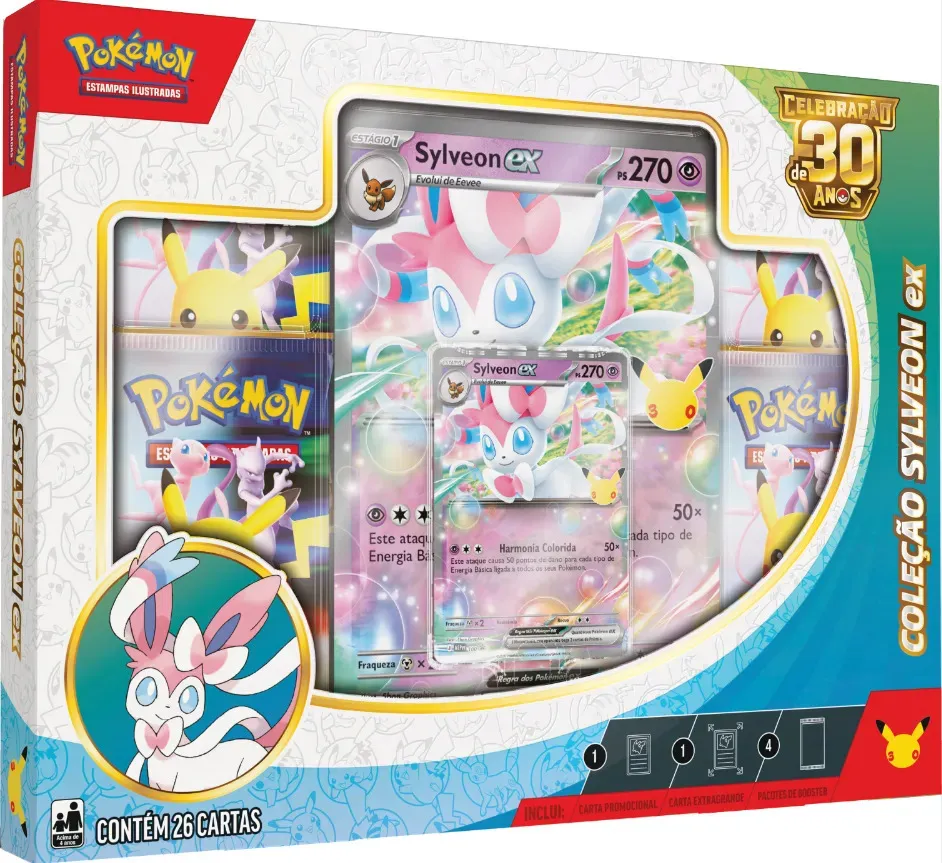 Pokémon Celebração de 30 anos – Box Ex Sylveon