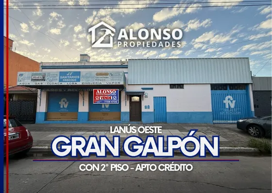 Galpón Sobre Lote Propio En Venta En Lanús Oeste