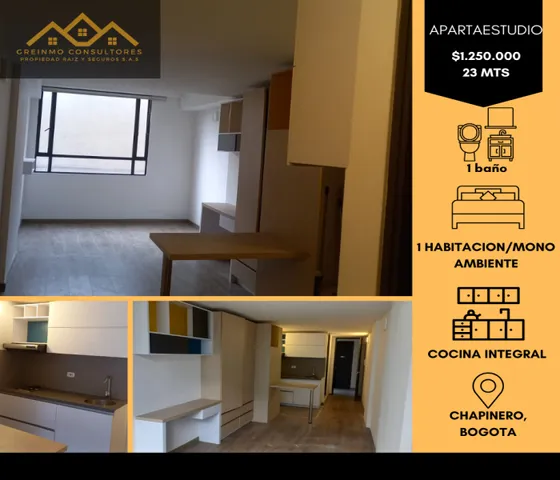 Aparta Estudio En Arriendo Chapinero Bogotá