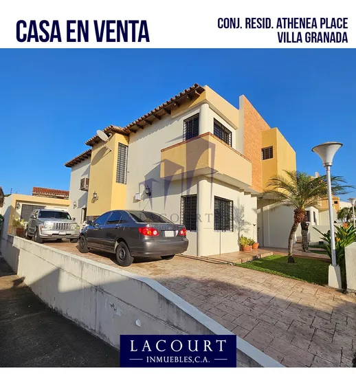 En Venta. Bella Y Amplia Casa De Dos Niveles - Circuito Cerrado - Conj. Resid. Athenea - Urb. Villa Granada #vl