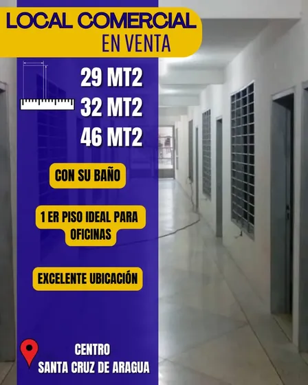 Se Vende Locales Comerciales Santa Cruz Aragua