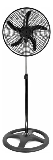 Ventilador De Pie Turbo 5 Aspas 3 Niveles 50w Gran Calidad