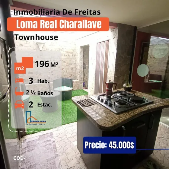 Townhouse En Loma Real Charallave 