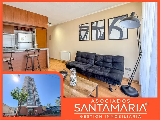 Arriendo Dpto. 1 Dorm Amoblado En Castellón, Concepción.
