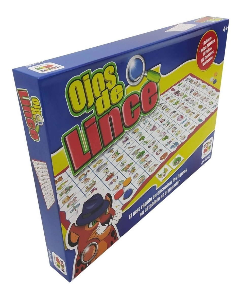 Juego De Mesa Ojos De Lince Didactico / Diverti | Mercado ...