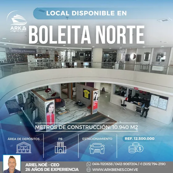 (#1067) Local De 10.940 M2 En Boleíta Norte, Caracas