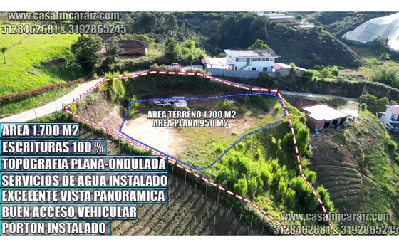 Lote -escrituras Al 100% Y Servicio De Agua Instalado - Santurio Ant