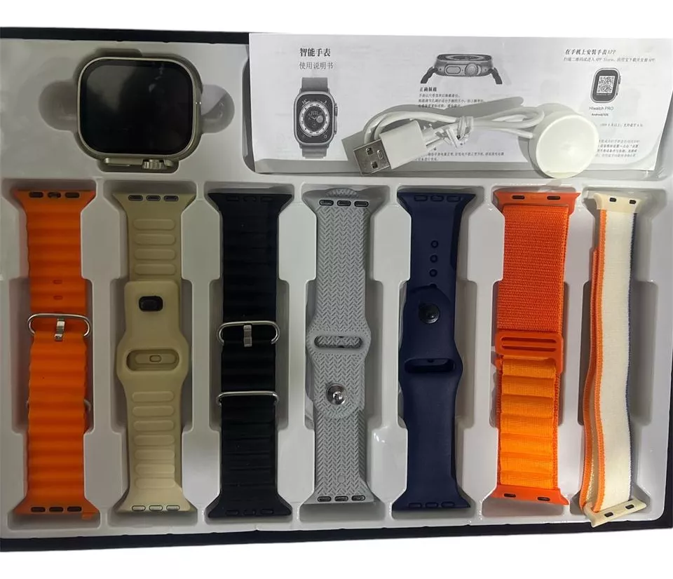 Smartwatch S10 Ultra 2 Big 2.01 Infinite 7 Meshes In 1