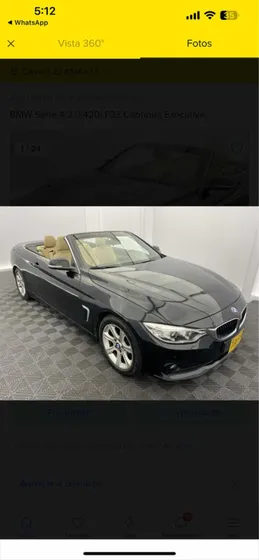 Bmw Serie 4 2.0 420i F33 Cabriolet Executive