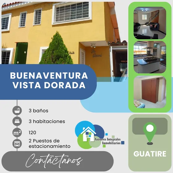 Guatire, Town House Buenaventura, Vista Dorada.