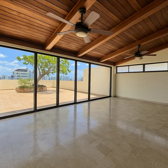 Penthouse En Alquiler En Naco, Santo Domingo | Penthouse Con Línea Blanca