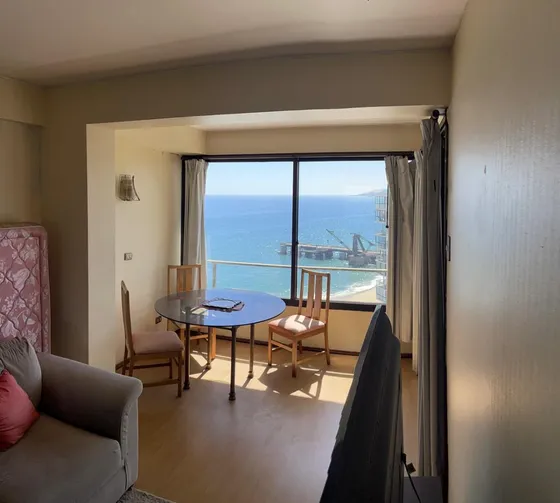 Dpto. Primera Línea De Playa, Gran Plusvalía En Viña Del Mar