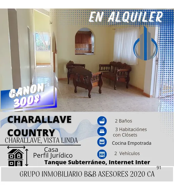 Casa En Alquiler Nivel Superior Urbanización Charallave Country 