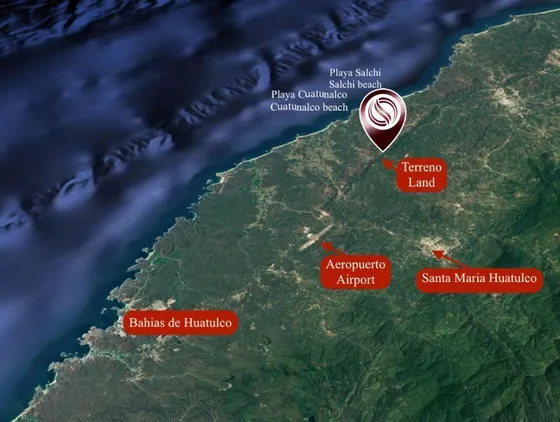 Terreno Para Desarrollador A 9 Minutos De Playa Cuatunalco, 