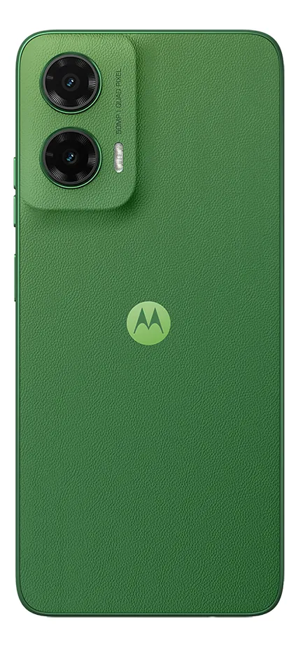 Smartphone Motorola Moto g35 5G - 128GB 12GB (4GB RAM+8GB Ram Boost) e Camera 50MP com AI NFC Tela 6.7" com Superbrilho - Verde - Vegan Leather - Imagem 4