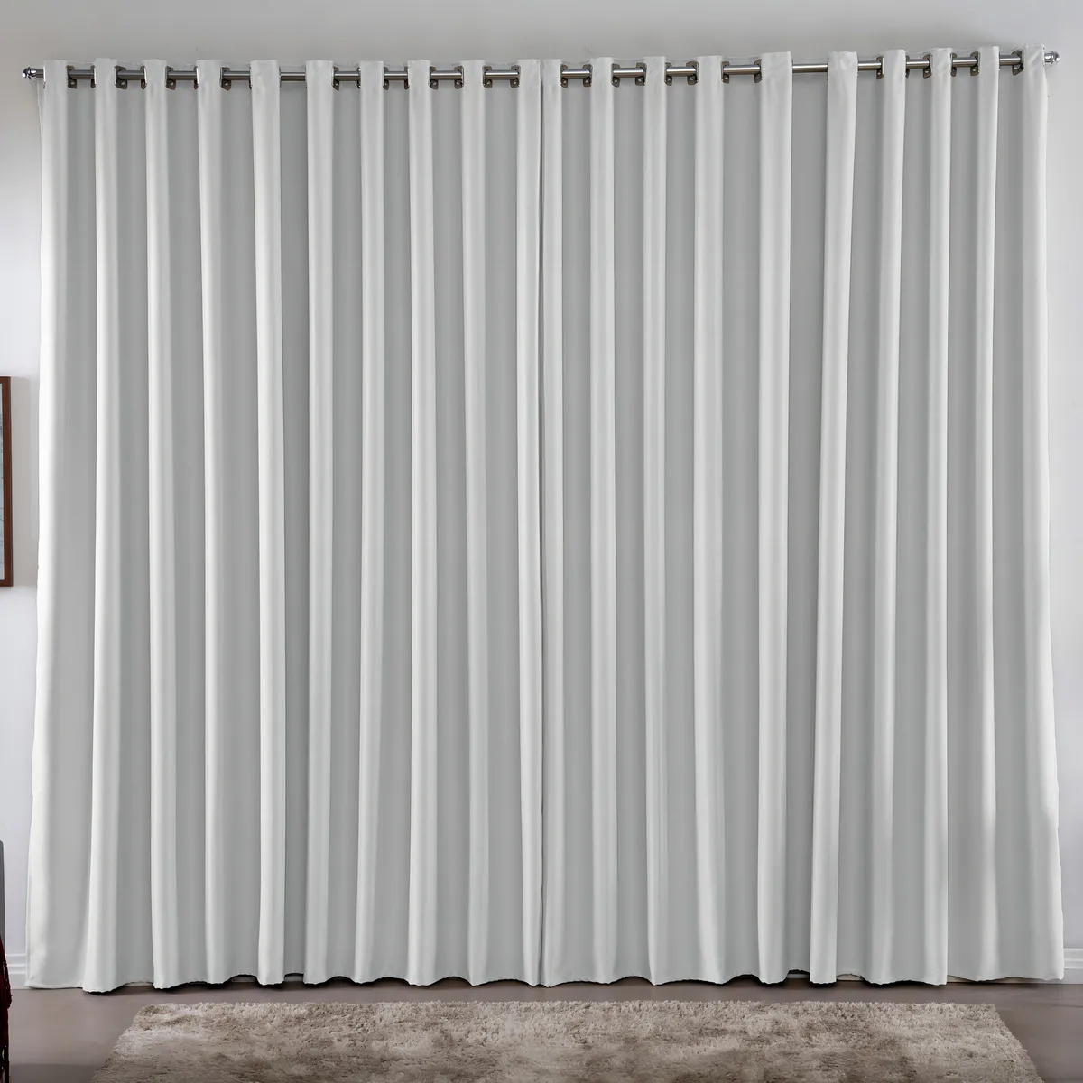 Cortina 3,00x2,80 Metros Blackout Blecaute Gelo Corta Luz Em Tecido Grosso Para...