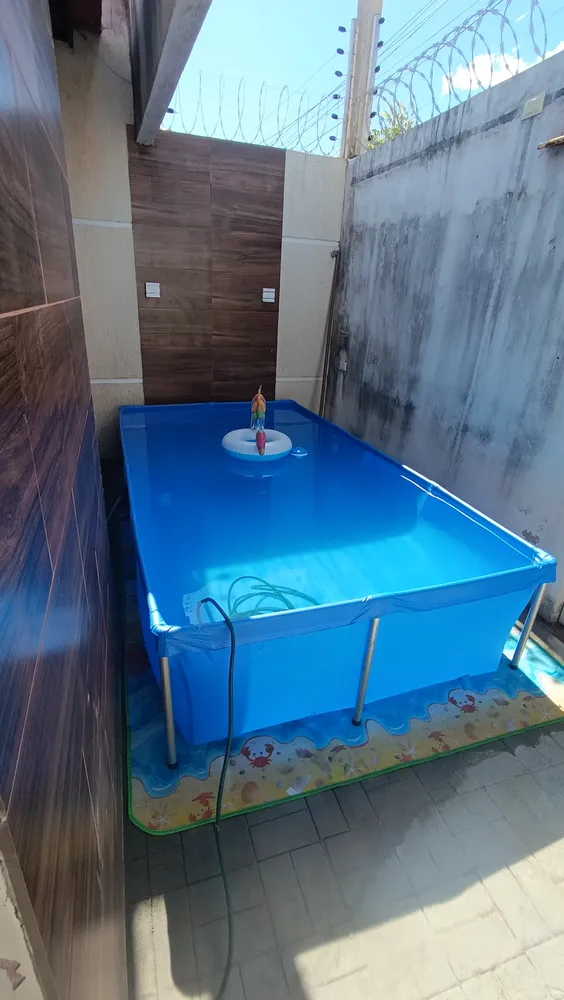 Piscina 3.000 Litros Botafogo - Aço Resistente, Lona Pvc Durável E Fácil De Montar - Imagem 4