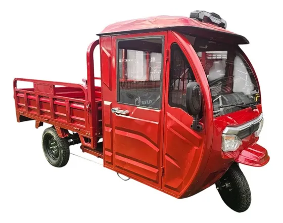 Triciclo Con Volante Cabina Cerrada