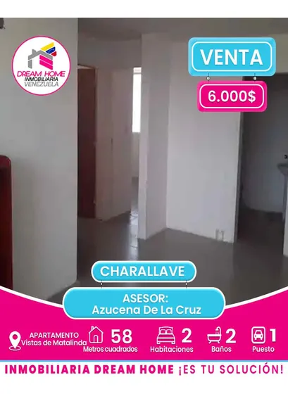  Apartamento En Venta  Res. Vista De Matalinda Charallave 