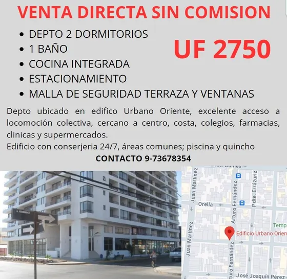 Sin Comision Vendo Depto Urbano Oriente