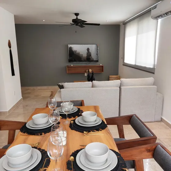 Con Descuento Precio Más Bajo De 2 Recámaras En  Aldea Zama Tulum (1114)