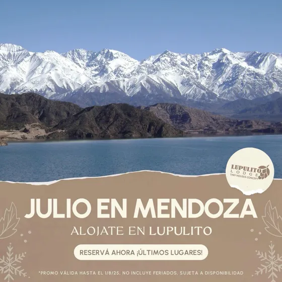 Julio  $75000 Cabañas De Montaña Mendoza