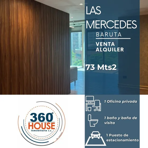 Alquiler O Venta De Oficina En Torre Sena, Urb Las Mercedes, Mcpio Baruta Jm