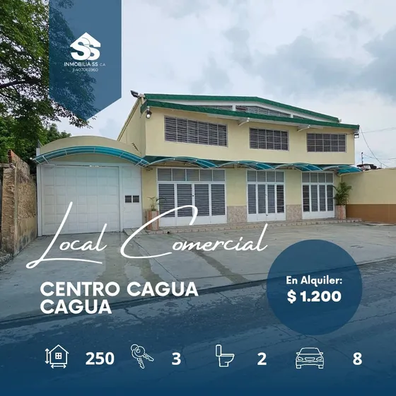 Se Alquila Local Comercial En Cagua De 1200 Metros 