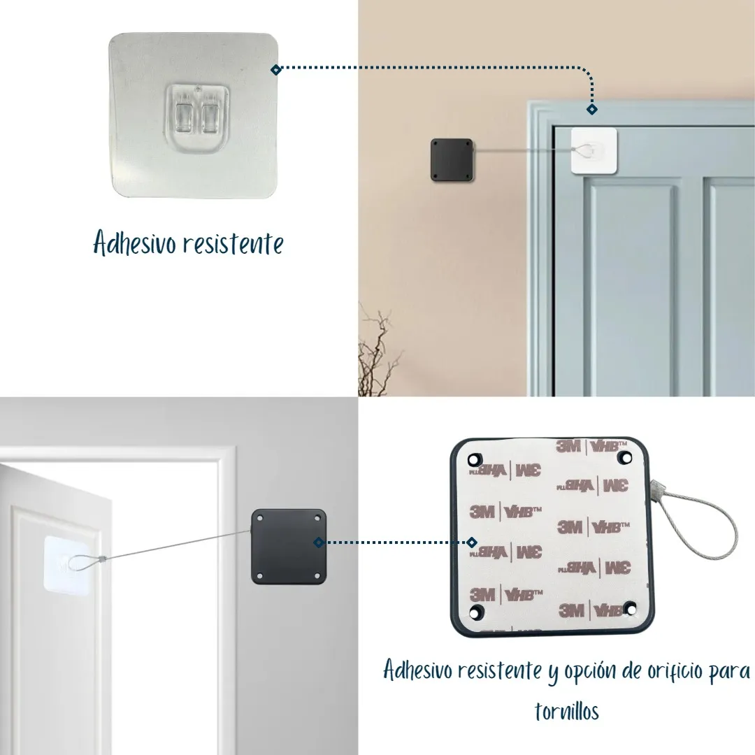 Brazo Resorte Automatico Para Cerrar Puertas Cierre Pasador