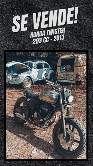 Honda Twister 293cc Cafe Racer Tracker