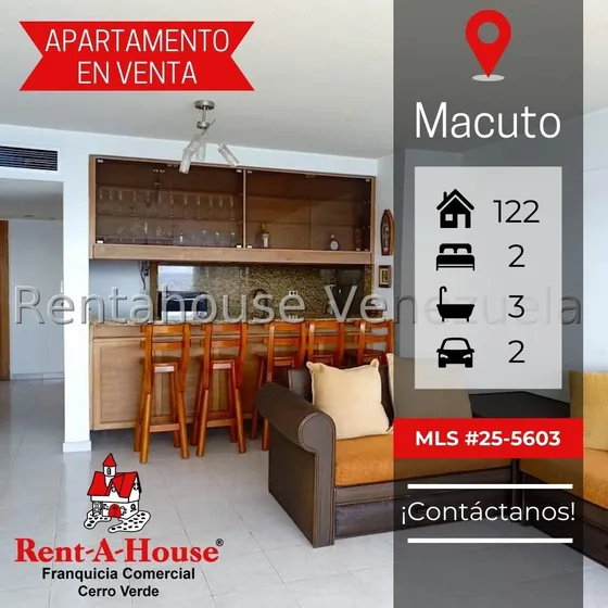 En Venta Hermoso Y Conservado Apartamento Con Bella Vista En Macuto